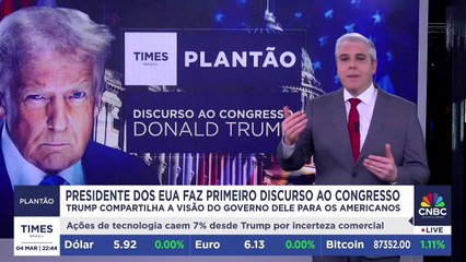O que esperar do primeiro discurso de Donald Trump ao Congresso | PLANTÃO TIMES BRASIL