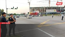 Trafik Shah Alam terkawal, polis bantu pengguna berbuka di rumah