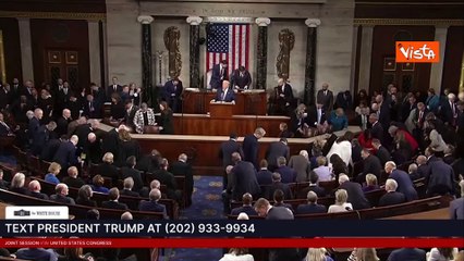 "L'America ? tornata", le prime parole del Presidente Trump al Congresso Usa
