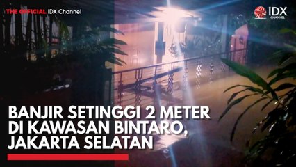 Banjir Setinggi 2 Meter di Kawasan Bintaro, Jakarta Selatan