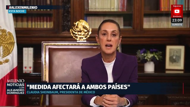 Sheinbaum: Aranceles de Trump a México son innecesarios e inentendibles