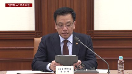 최상목 "50조 규모 첨단전략산업기금 신설" / YTN