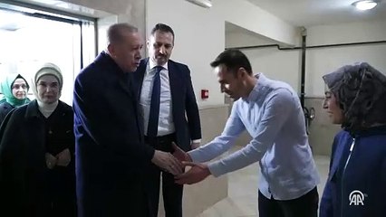 Cumhurbaşkanı Erdoğan, Fidan ailesinin iftar sofrasına konuk oldu
