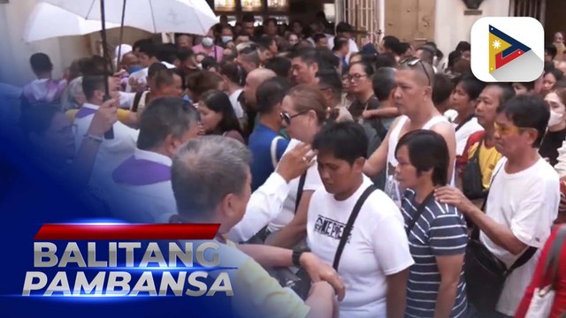 Paggunita sa Ash Wednesday sa Quiapo Church ngayong araw, dinagsa ng mga Katoliko