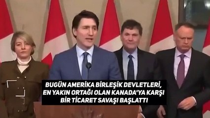 Justin Trudeau: Donald Trump'ın yaptığının aptalca olduğu fikrine katılıyorum