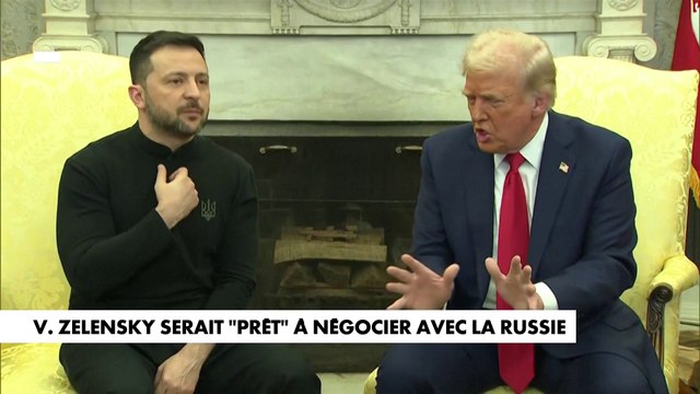 Volodymyr Zelensky serait «prêt» à négocier avec la Russie