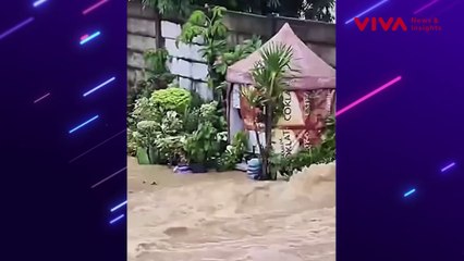 Warga Sebelah Jebol Tembok, Perumahan Elit di Bekasi Banjir