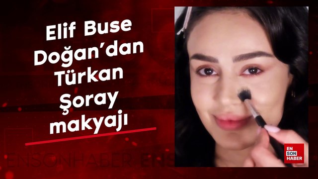 Şarkıcı Elif Buse Doğan'dan Türkan Şoray makyajı