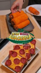 Cheesy Roti Sosej Roll & Smoky Roti Pizza