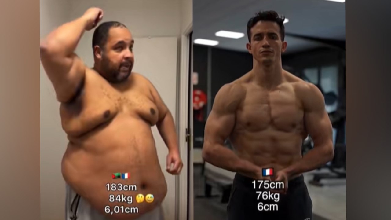 Bodybuilding Vs Fitness 🤣 #parodie #tiboinshape #humour #drole