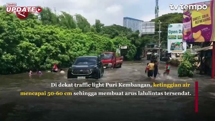 Banjir Masih Menggenangi Sejumlah Kawasan di Jakarta Barat