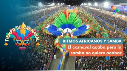 En Brasil miles de personas viven última jornada del carnaval en Río de Janeiro