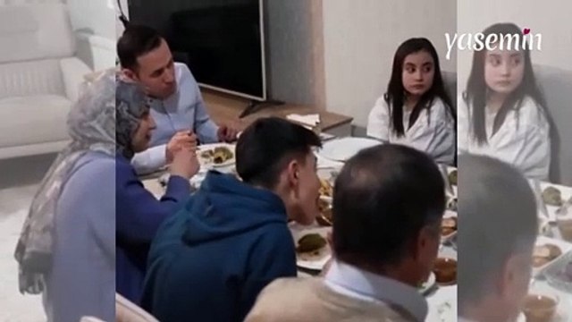 Cumhurbaşkanı Erdoğan ile eşi Emine Erdoğan Fidan ailesinin iftar sofrasına konuk oldu