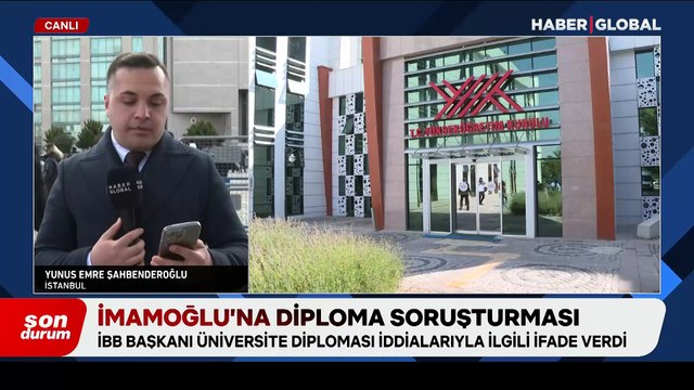 İBB Başkanı İmamoğlu, diploma soruşturması kapsamında ifade verdi
