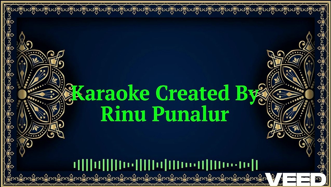 chendumallika poo kandal.... nadanpaattu- karaoke with lyrics