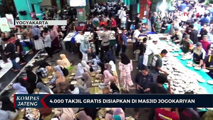 4.000 Takjil Gratis Disiapkan di Masjid Jogokariyan