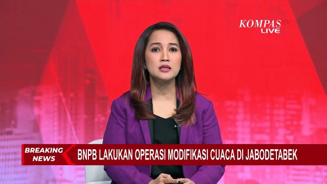 BNPB Lakukan Modifikasi Cuaca untuk Antisipasi Banjir di Jabodetabek