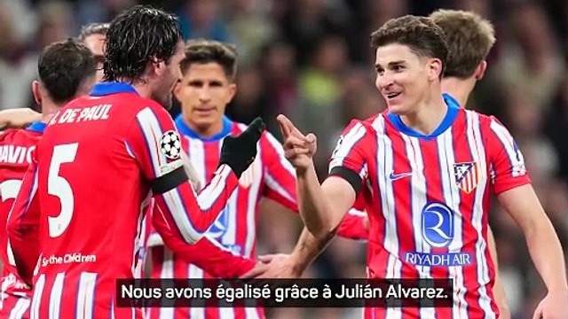 Atlético - Simeone : “Je pense que nous avons maîtrisé le match”