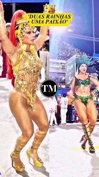 'DUAS RAINHAS 👑 UMA PAIXÃO ❤️' SAPUCAÍ ESTA BEM REPRESENTADA ESTE ANO QUE MARCA A DESPEDIDA DA PAOLLA OLIVEIRA DAS PASSARELAS