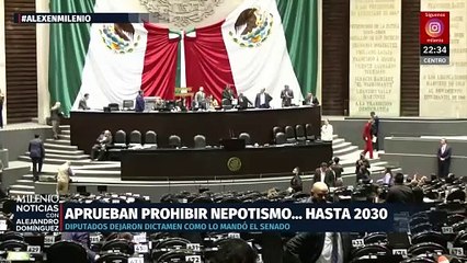 Cámara de Diputados limita nepotismo electoral hasta 2030 y confirma no reelección