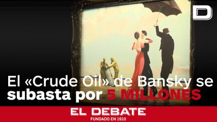 El 'Crude Oil' de Banksy, una reinterpretación de Vettriano, alcanza un precio récord en subasta