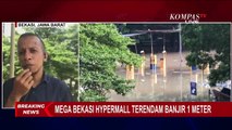 Banjir di Mega Bekasi Hypermall Mulai Surut