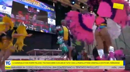 Il recapito di Poste Italiane sfila tra le maschere di Cento