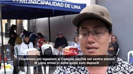 Un incendio gigantesco devasta il centro storico di Lima in Per?