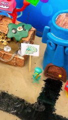 DIY Mini Bikini Bottom in a Fish Tank! 🏝️🧽✨ #123go