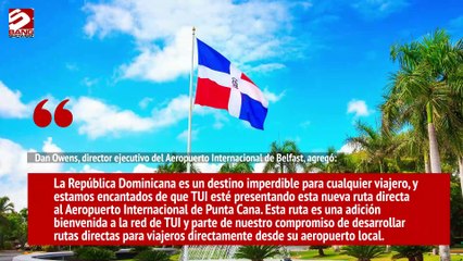TUI lanza una nueva ruta aérea a República Dominicana en 2026