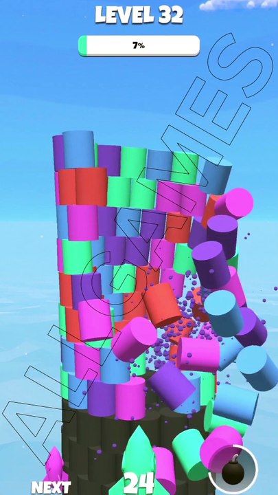 Tower Color LVL 32 Gameplay FUN GAME #shorts #TowerColor #fungames #viralvideo