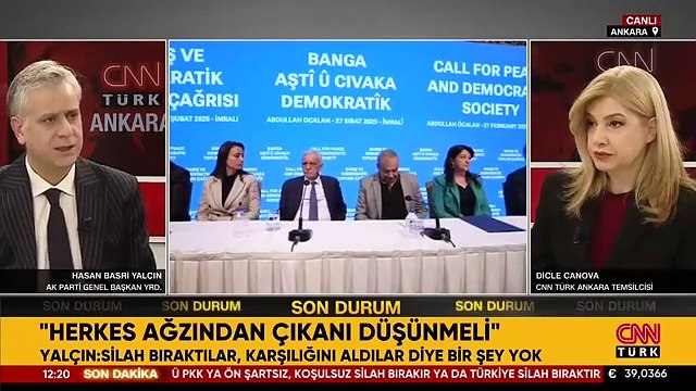 AK Parti Genel Başkan Yardımcısı Hasan Basri Yalçın CNN TÜRK'te: Pazarlık sözlerini kabul etmeyiz