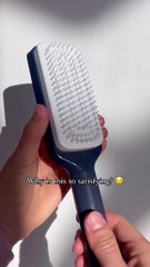 Self-Cleaning Anti-Static Massage Comb, Self Cleaning Hair Brush, Massage Comb For Hair, Retractable Rotary Lift Self-Cleaning Comb, Women's Hair Styling Tool