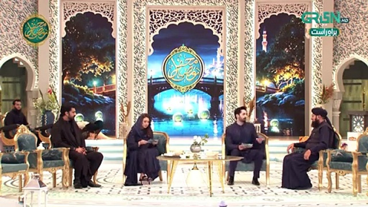 Hazart Adam Ka Duniya Mein Sab Se Pehla Kaam Mehfil e Ramzan - Ramzan Transmission - Green TV