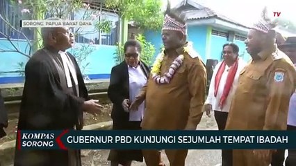 Gubernur Papua Barat Daya dan Wakilnya Mohon Doa dan Berkat di Tempat Ibadah