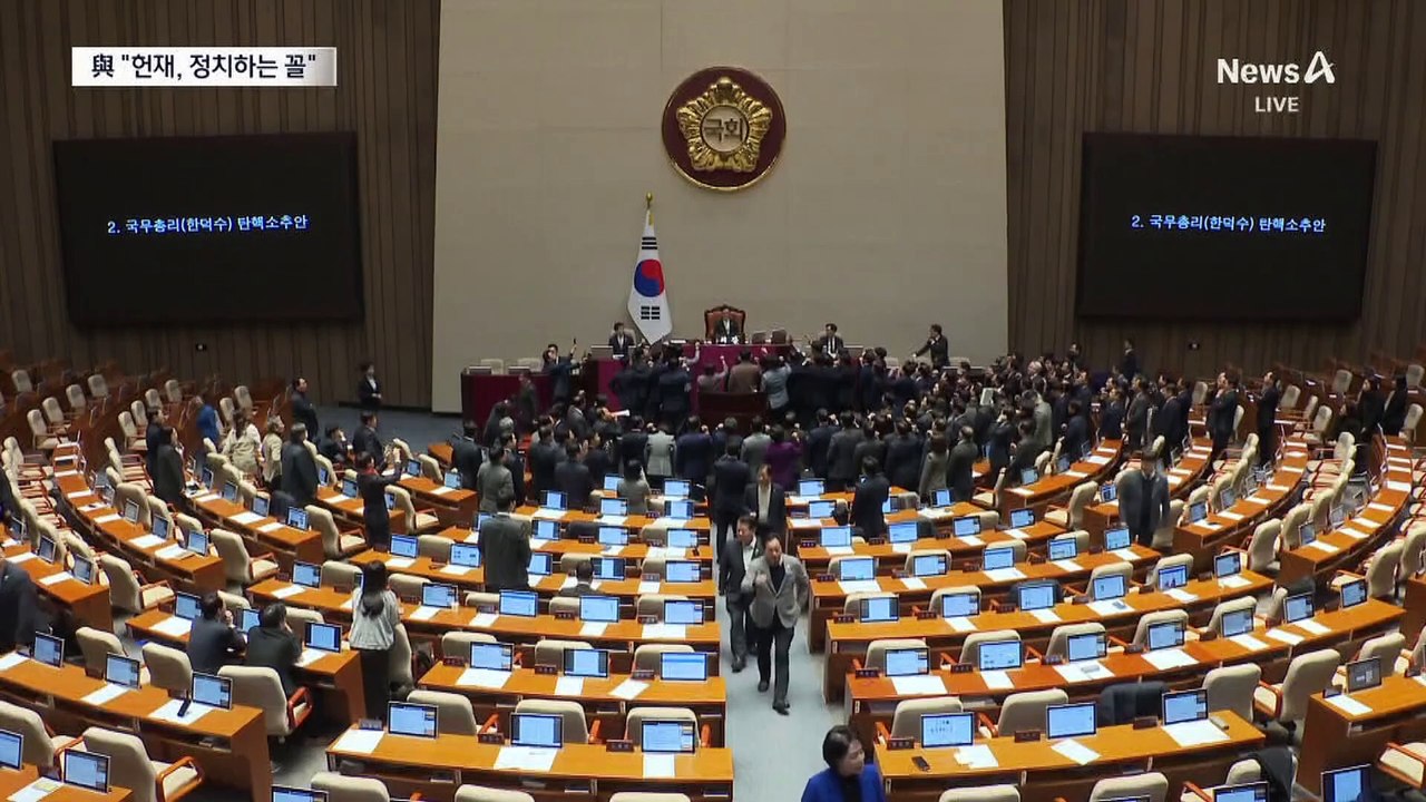 국민의힘, 헌재 향해 “정치하나”…‘한덕수 선고’ 압박
