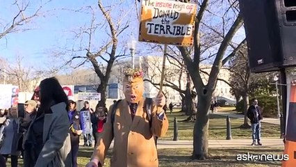 Usa, la protesta fuori dal Congresso: no a un'America fascista