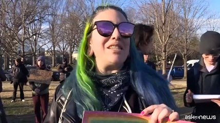 Usa, la protesta fuori dal Congresso: no a un'America fascista