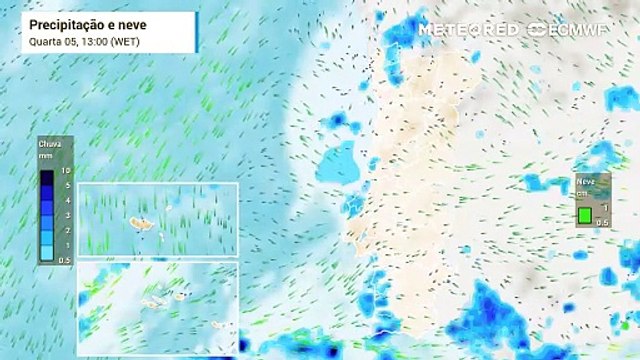Após aviso meteorológico amarelo para esta quarta-feira na região Sul, espera-se que as regiões Norte e Centro venham a ser mais afetadas pela Depressão Atlântica.