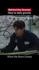 it takes teamwork, green screens, and core muscle strength