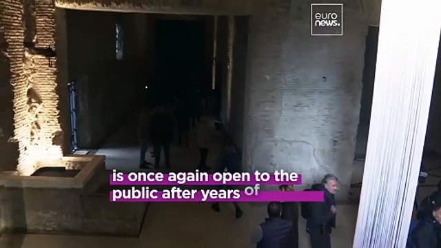 Nero’s grand palace reopens: Visitors can now explore the legendary Domus Aurea