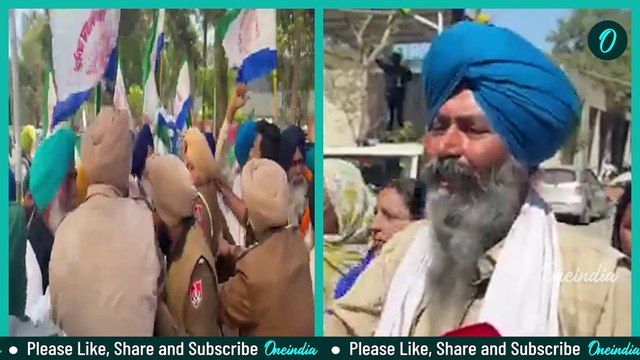 Moga News | Moga 'ਚ ਆਹਮੋ-ਸਾਹਮਣੇ ਹੋਏ ਕਿਸਾਨ ਤੇ ਪੁਲਿਸ ਅਧਿਕਾਰੀ, ਗਰਮਾ ਗਿਆ ਮਾਹੌਲ | Oneindia Punjabi