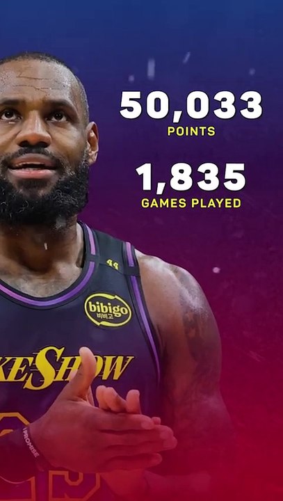 LeBron hits 50,000 points: 'he might get to 70k!'