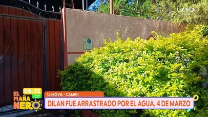 Intensa búsqueda en Camiri Dilan fue arrastrado por el agua