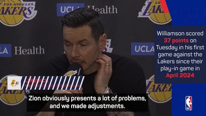 'Incredible' Zion Williamson dazzles against high-flying Lakers