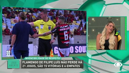 ‘Espetacular’: Sgarbi rasga elogios para Filipe Luís no Flamengo; veja!