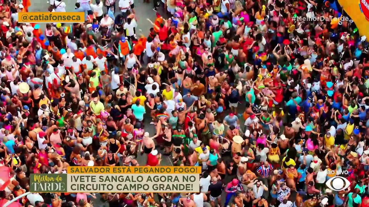 CONEXÃO COM O CARNAVAL: Melhor da Tarde mostra o trio de Ivete Sangalo ao vivo