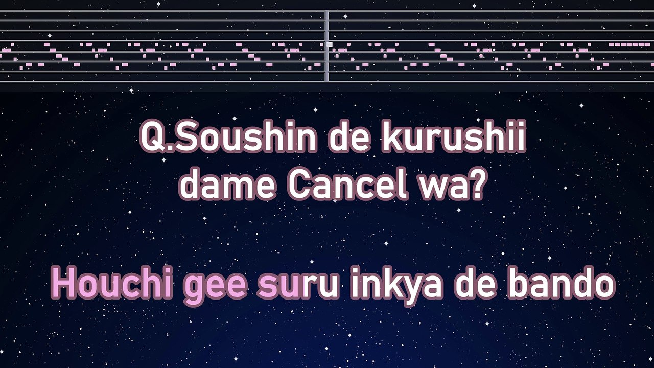 Karaoke♬ Tetoris / Kasane Teto - Hiiragi Magnetite 【No Guide Melody】 Instrumental, Lyric Romanized