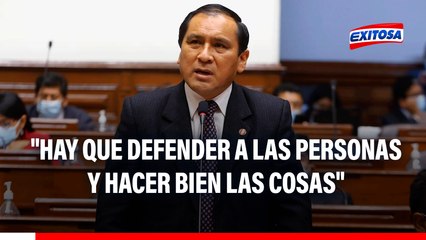 Vocero de Perú Libre a favor de la derogación de detención preliminar: "Hay que defender a las personas"