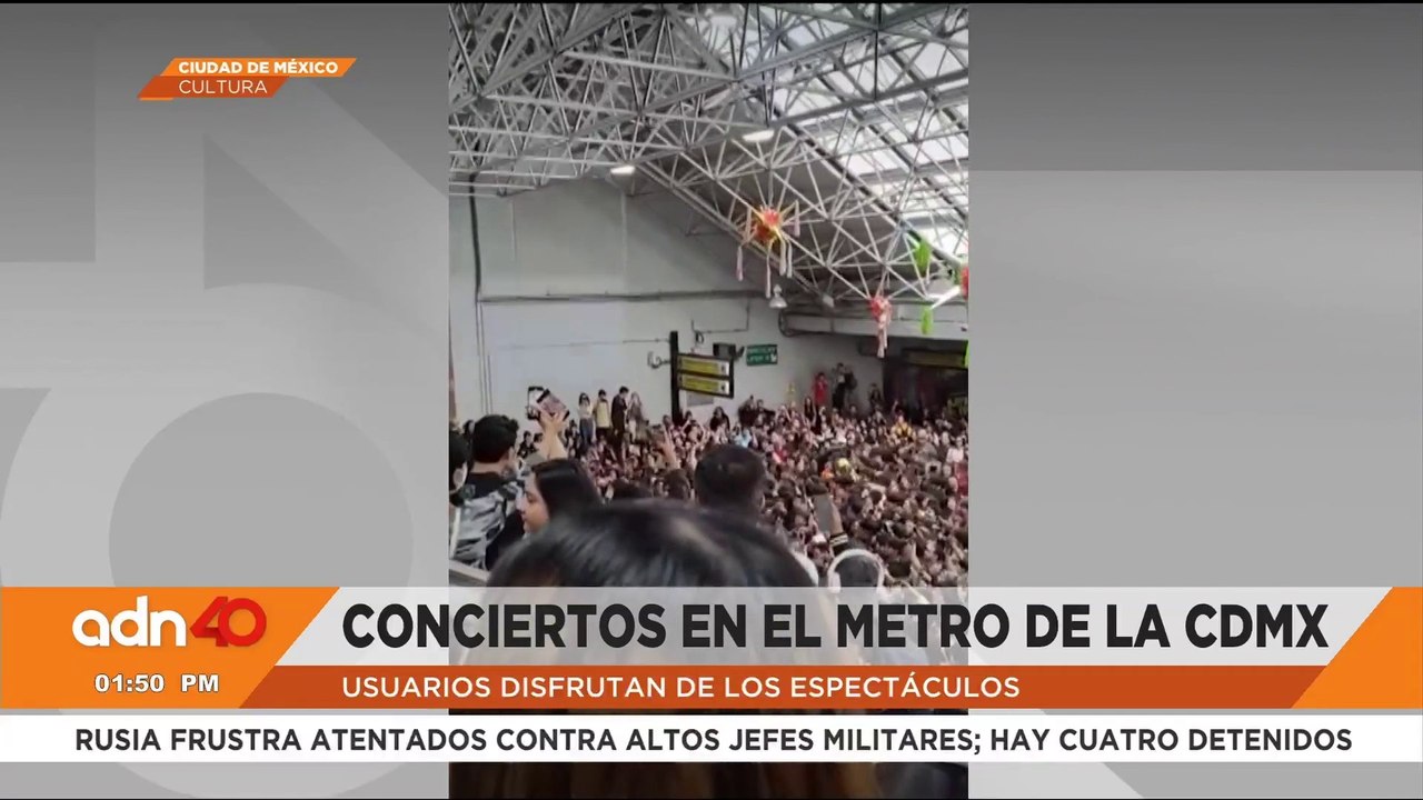 Conciertos sorpresa alegran a usuarios del Metro CDMX; varias estaciones son sede de estos eventos